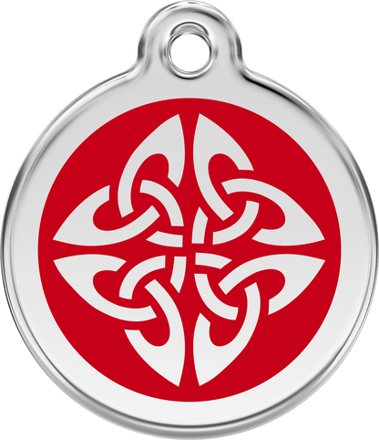 Red Dingo Enamel Dog Tag - Tribal Arrows