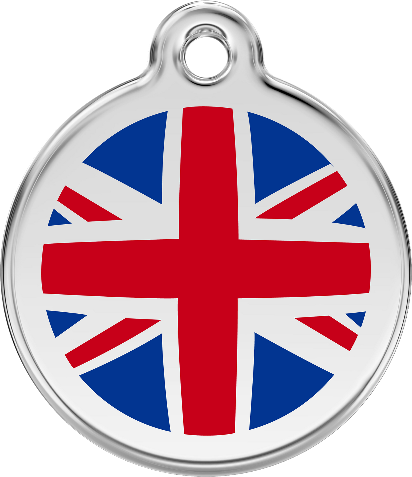 Red Dingo ''Flags'' Enamel Dog Tag