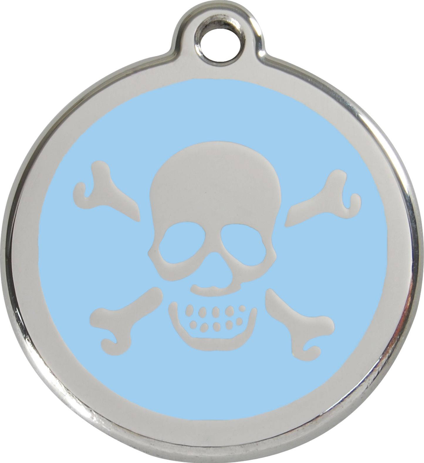 Red Dingo Enamel Dog Tag - Skull & Crossbones