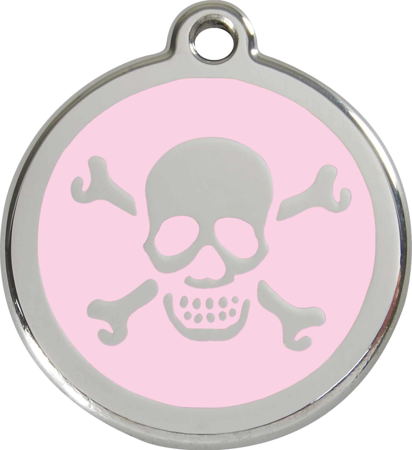 Red Dingo Enamel Dog Tag - Skull & Crossbones