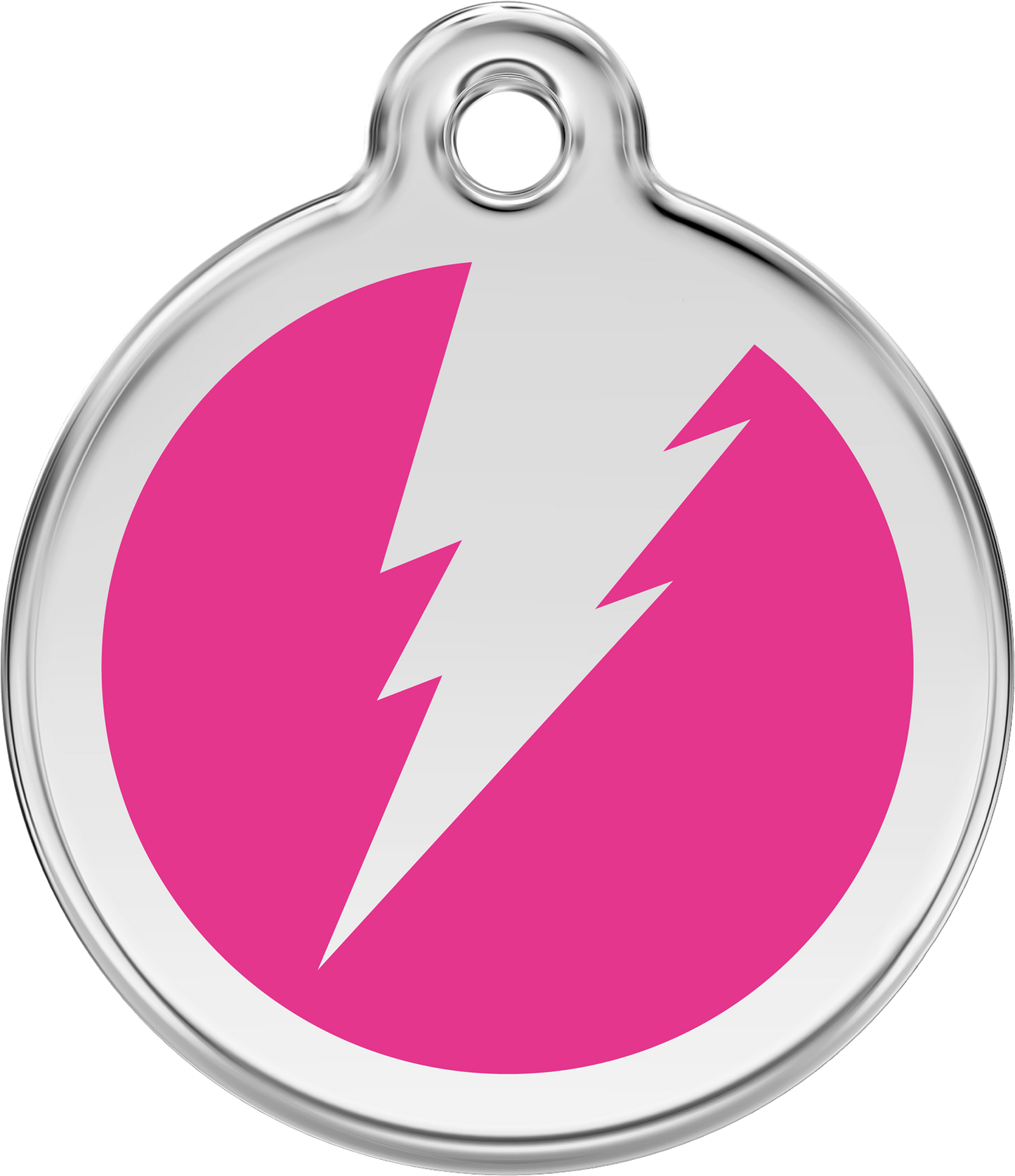 Red Dingo Enamel Dog Tag - Flash