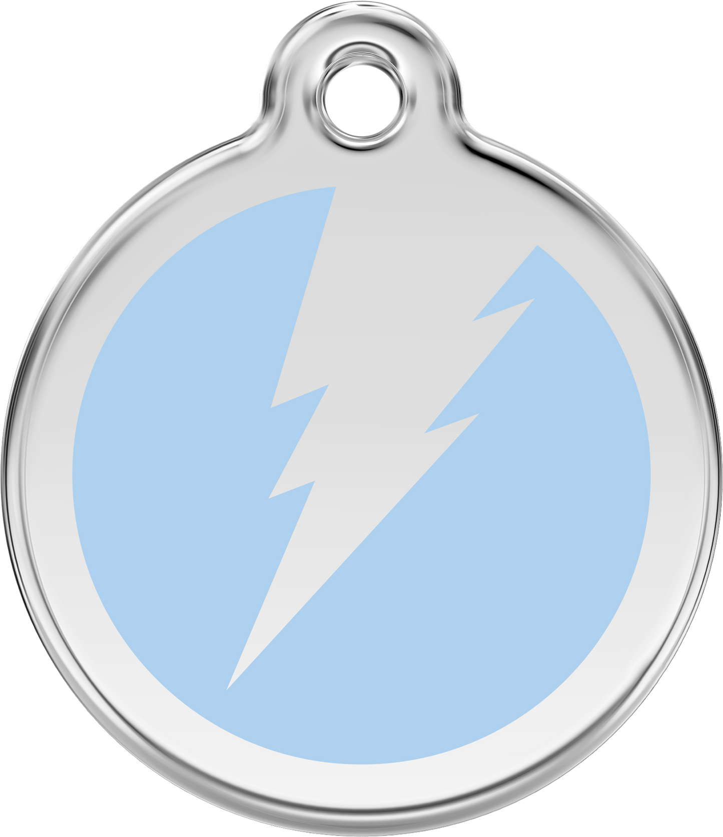 Red Dingo Enamel Dog Tag - Flash