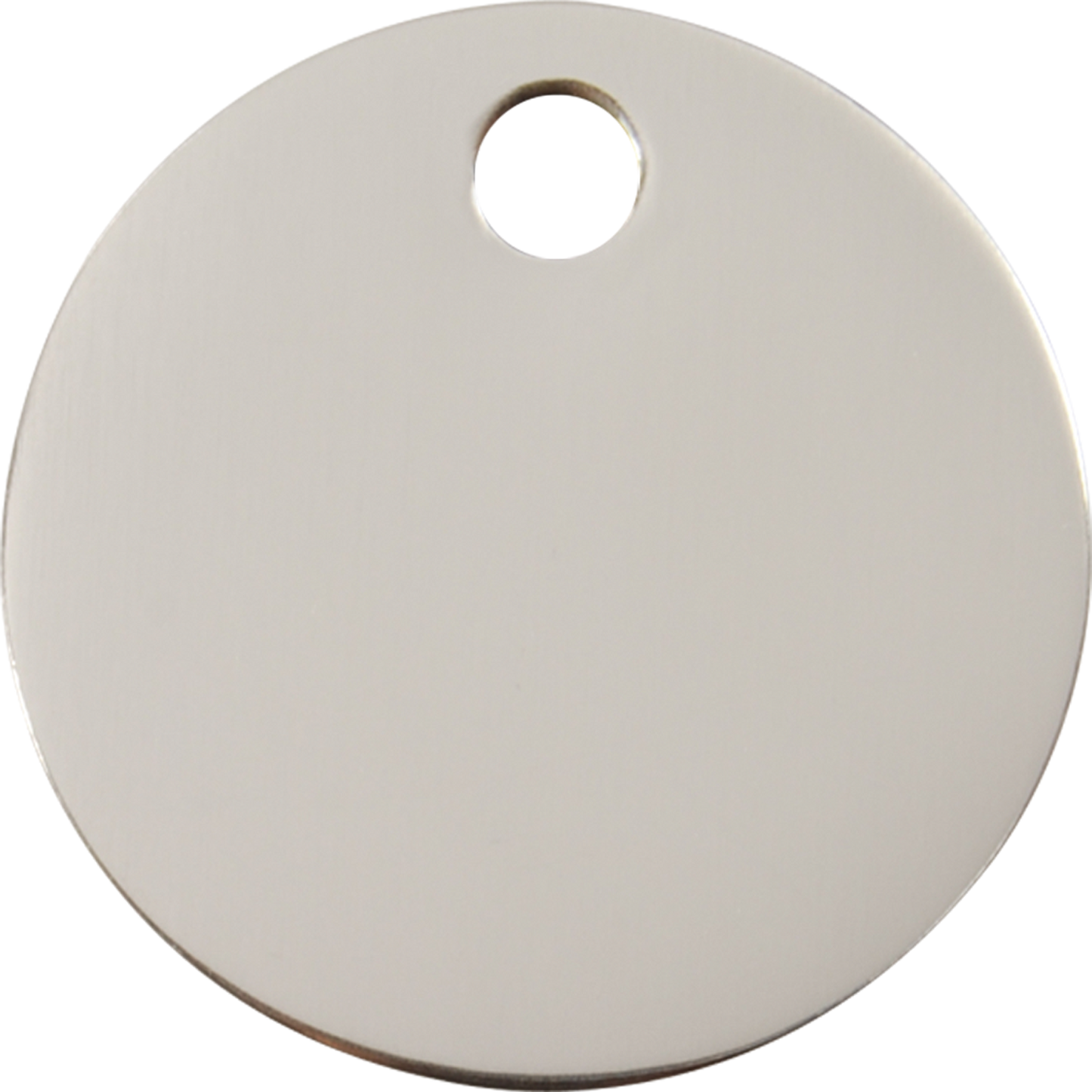 Red Dingo Stainless Steel "Circle" Pet Tag