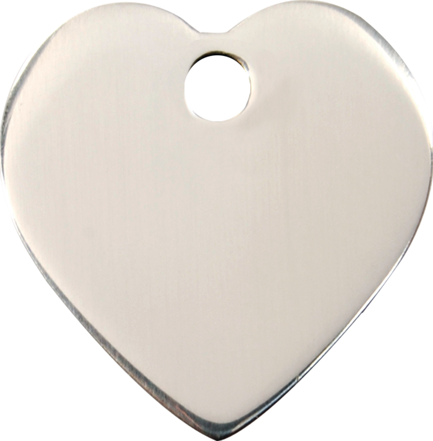 Red Dingo Stainless Steel "Heart" Pet Tag