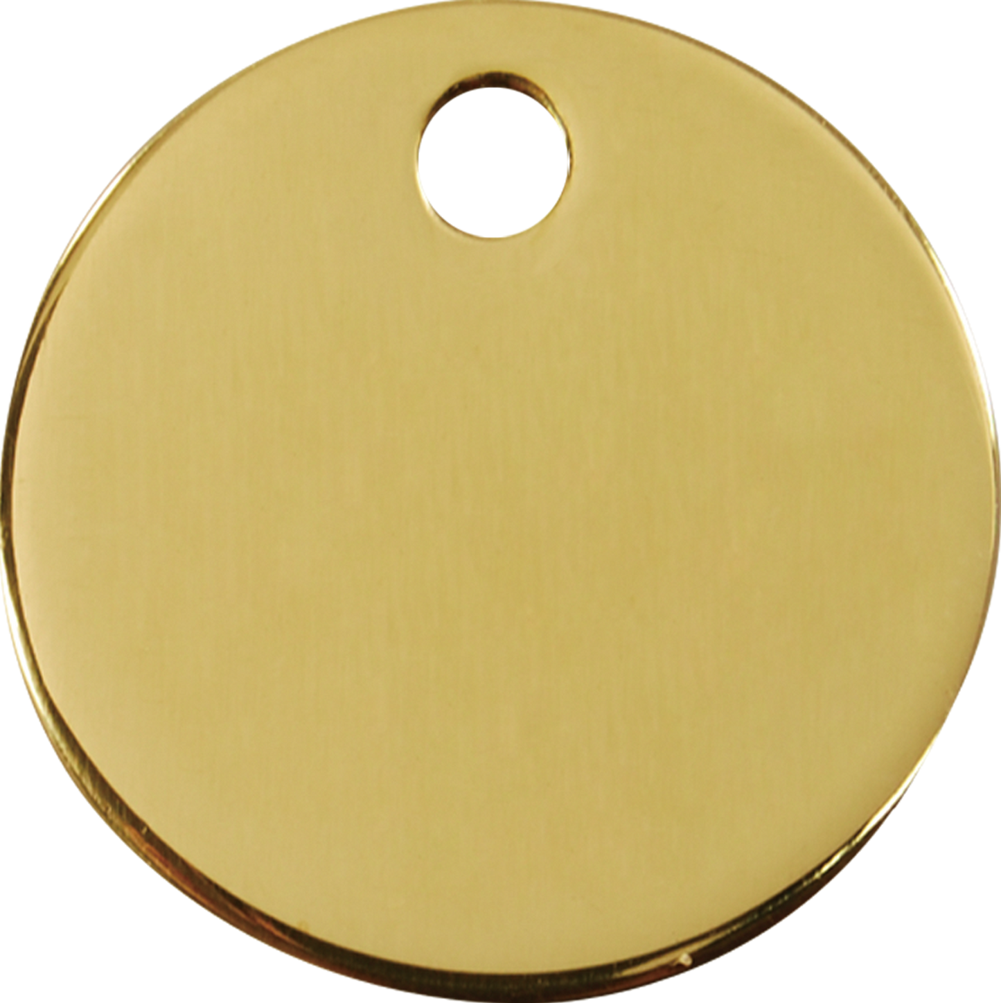 Red Dingo Brass "Circle" Pet Tag