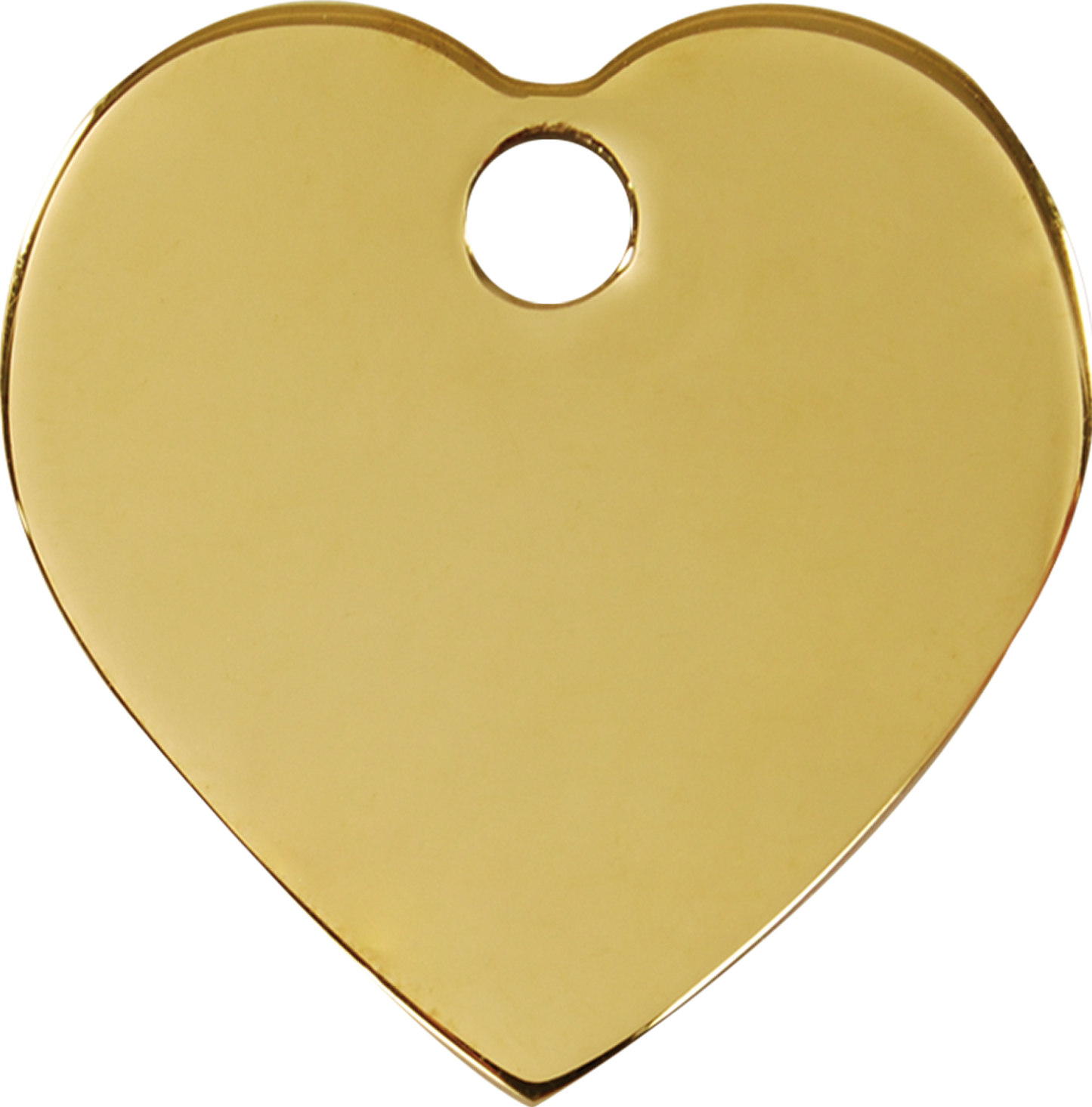 Red Dingo Brass "Heart" Pet Tag