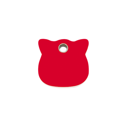 Red Dingo Plastic "Cat Face" Cat Tag