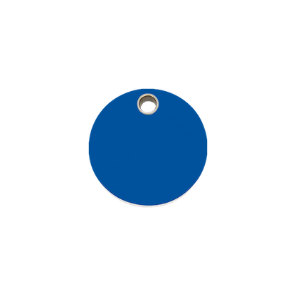 Red Dingo Plastic "Circle" Dog Tag