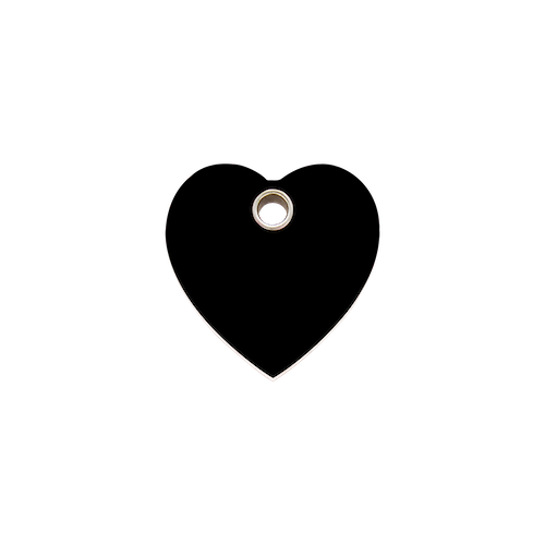 Red Dingo Plastic "Heart" Dog Tag