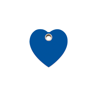 Red Dingo Plastic "Heart" Dog Tag