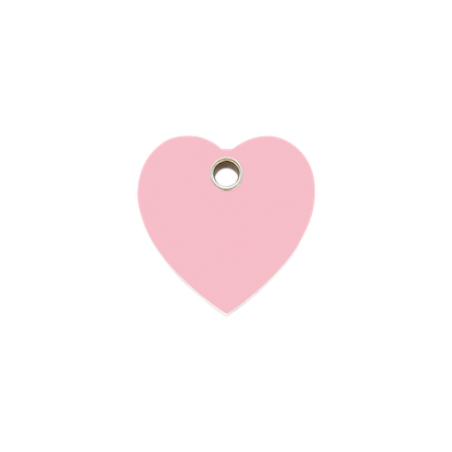 Red Dingo Plastic "Heart" Dog Tag
