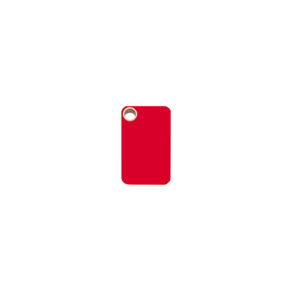 Red Dingo Plastic "Rectangle" Dog Tag