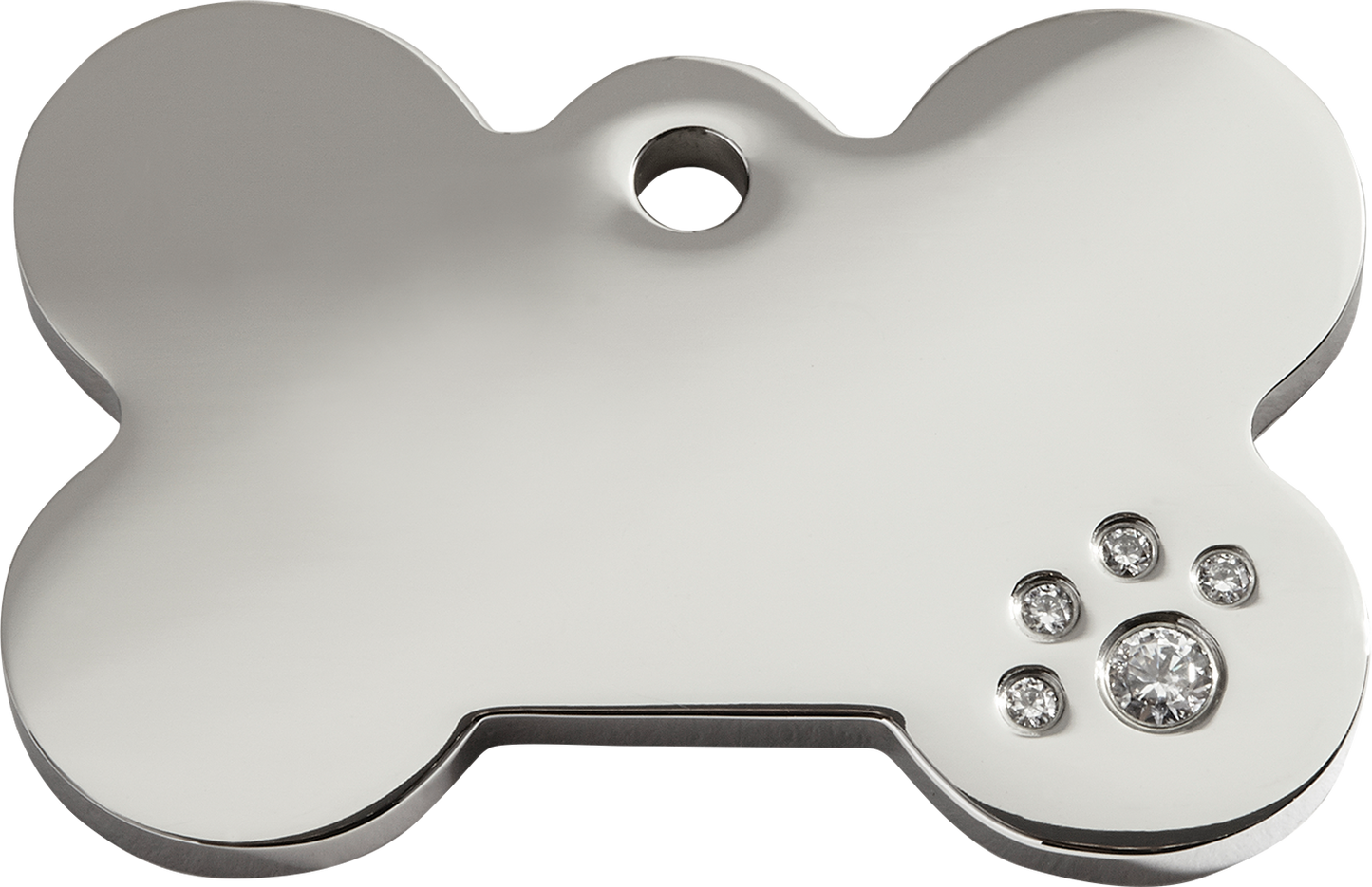 Red dingo Diamante "Bone" Pet Tag