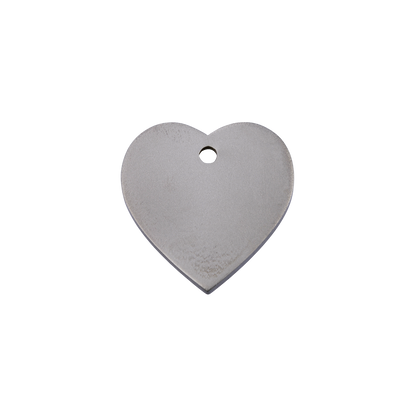 Red Dingo Titanium "Heart" Pet Tag