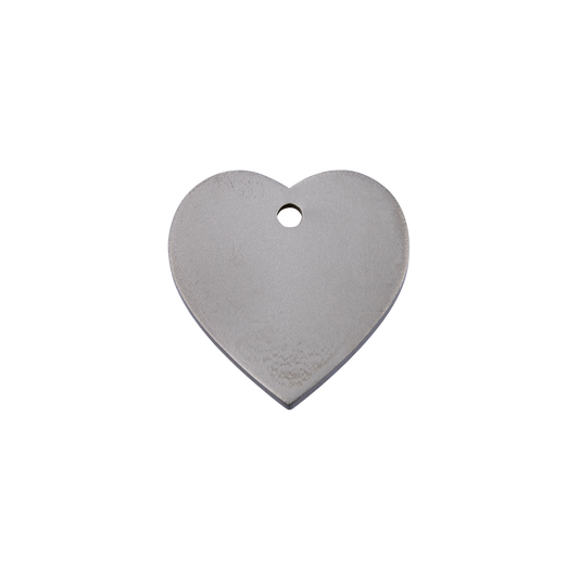 Red Dingo Titanium "Heart" Pet Tag