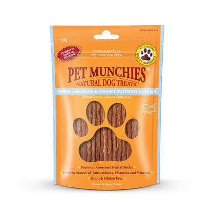 Pet Munchies Sweet Potato Sticks Dog Treats 90g