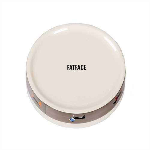 FatFace Marching Dogs Dog Bowl
