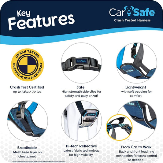 company of Animals CarSafe Crash-Tested Dog Harness