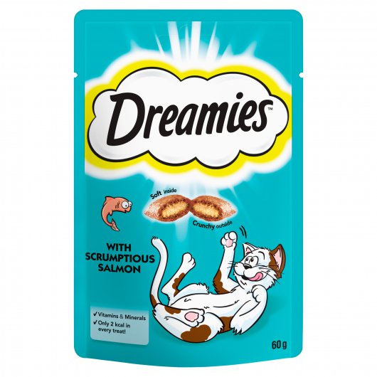 Dreamies Salmon Cat Treats 60g