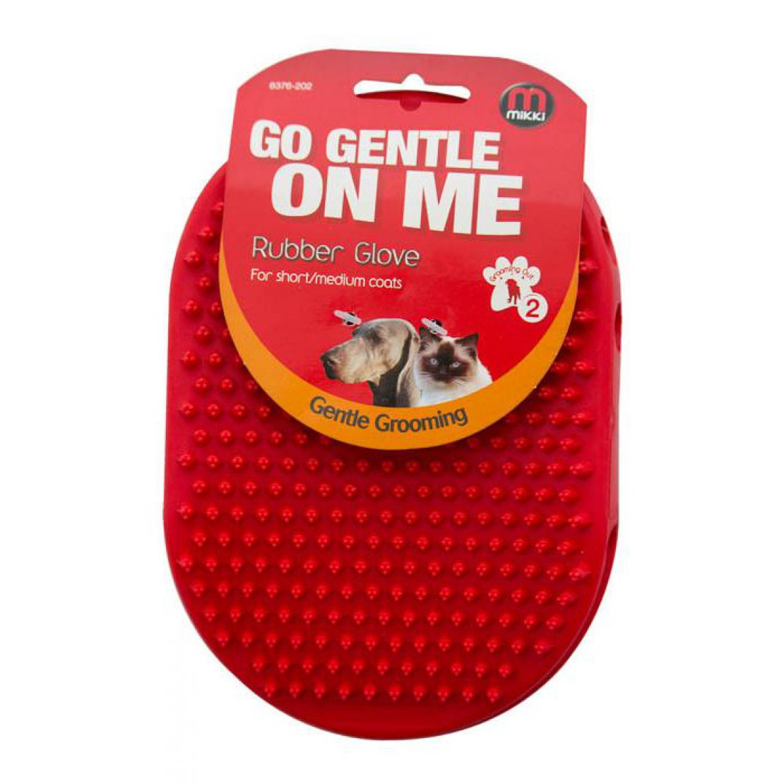 Mikki Rubber Grooming Glove - Pica's Pets