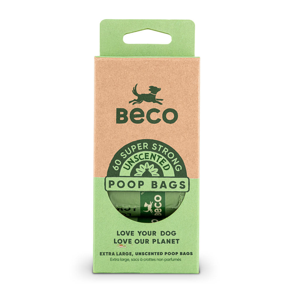 Beco Poop Bags with Handles, Unscented
