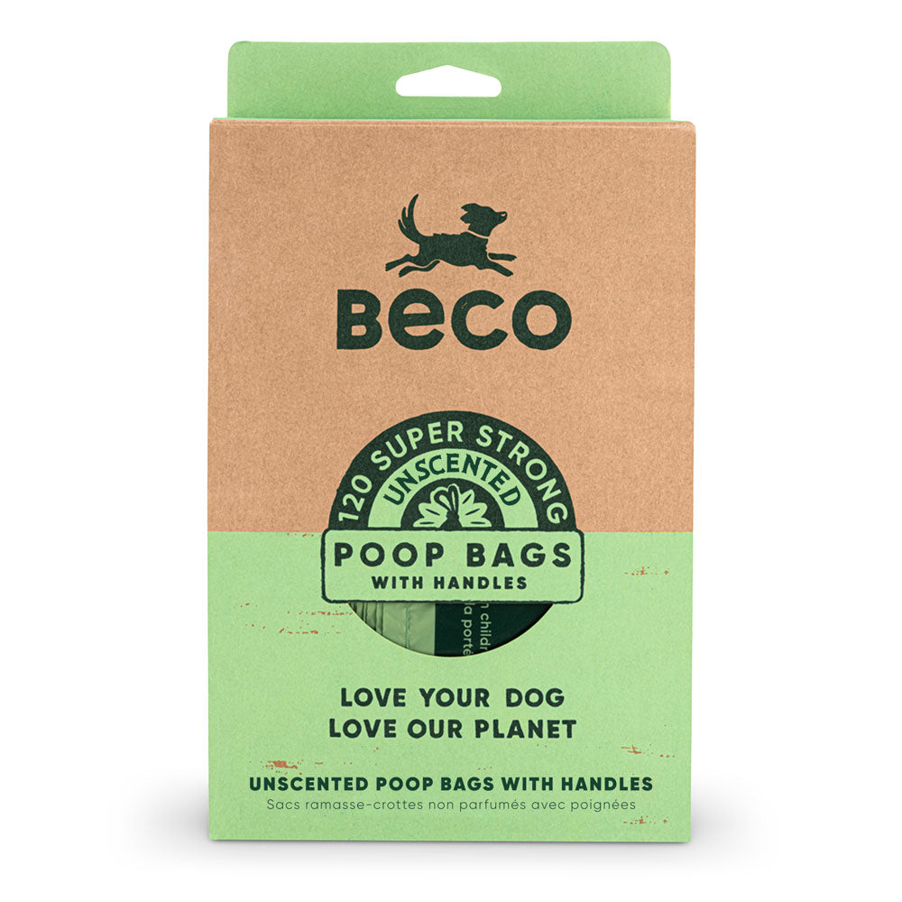 Beco Poop Bags with Handles, Unscented