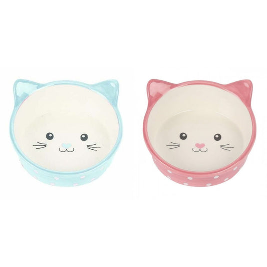 Happy Pet  Polka Cat Bowl